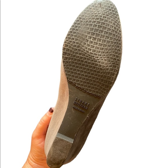 STUART WEITZMAN Brown suede wedges Size 7.5 - Picture 6 of 7